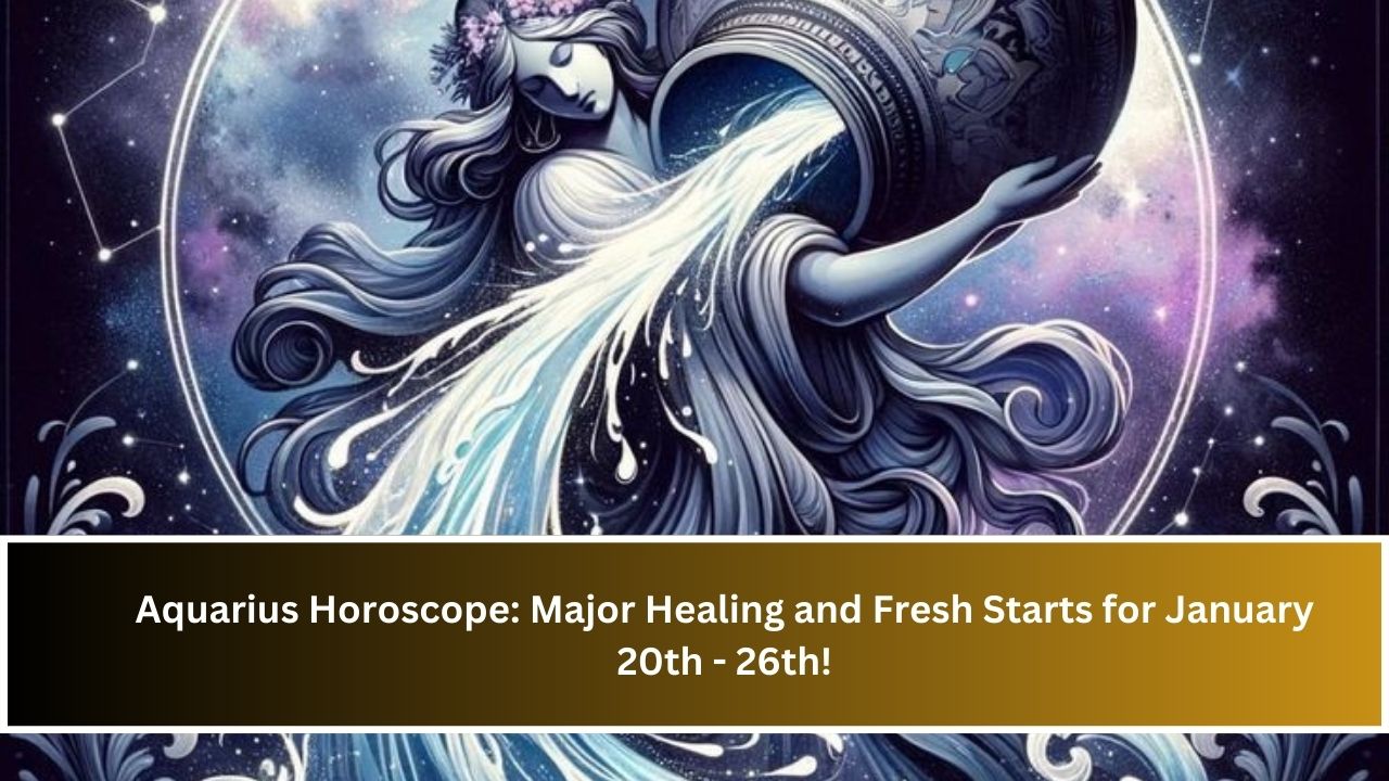 Aquarius Horoscope: Major Healing and Fresh Starts for January 20th - 26th!