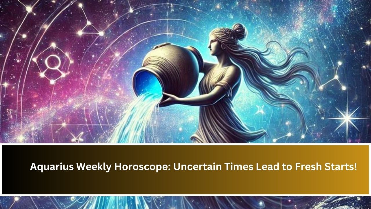 Aquarius Weekly Horoscope: Uncertain Times Lead to Fresh Starts!